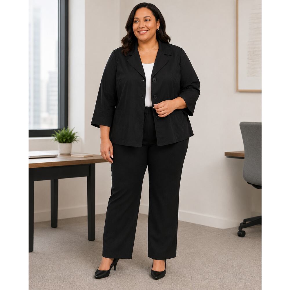 Rafaella Women's Black Blazer sz 22W